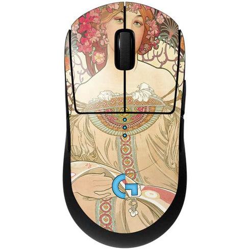 Alphonse Mucha Reverie 1897 G Pro Wireless Gaming Mouse Skin